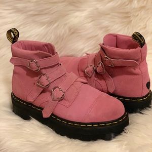 Limited edition pink LAZY OAF X Dr. Martens